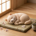 眠る柴犬 - 癒しのハンドメイド・シリコン玩具